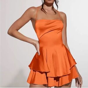 Orange romper